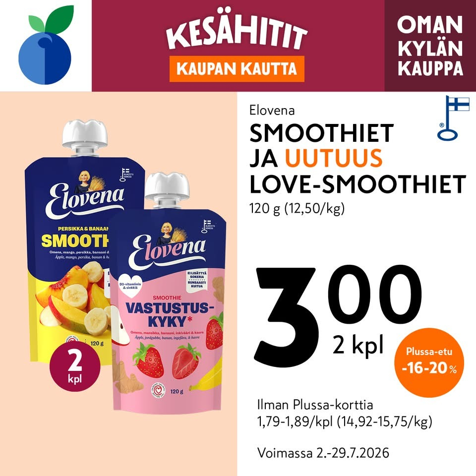 K-market tarjoukset - 02.07.2026 - 29.07.2026. Sivu 1