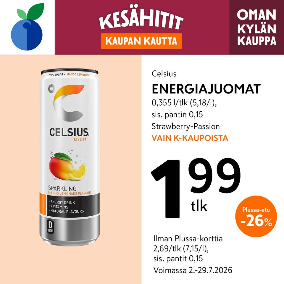 K-market tarjoukset - 02.07.2026 - 29.07.2026. Sivu 9