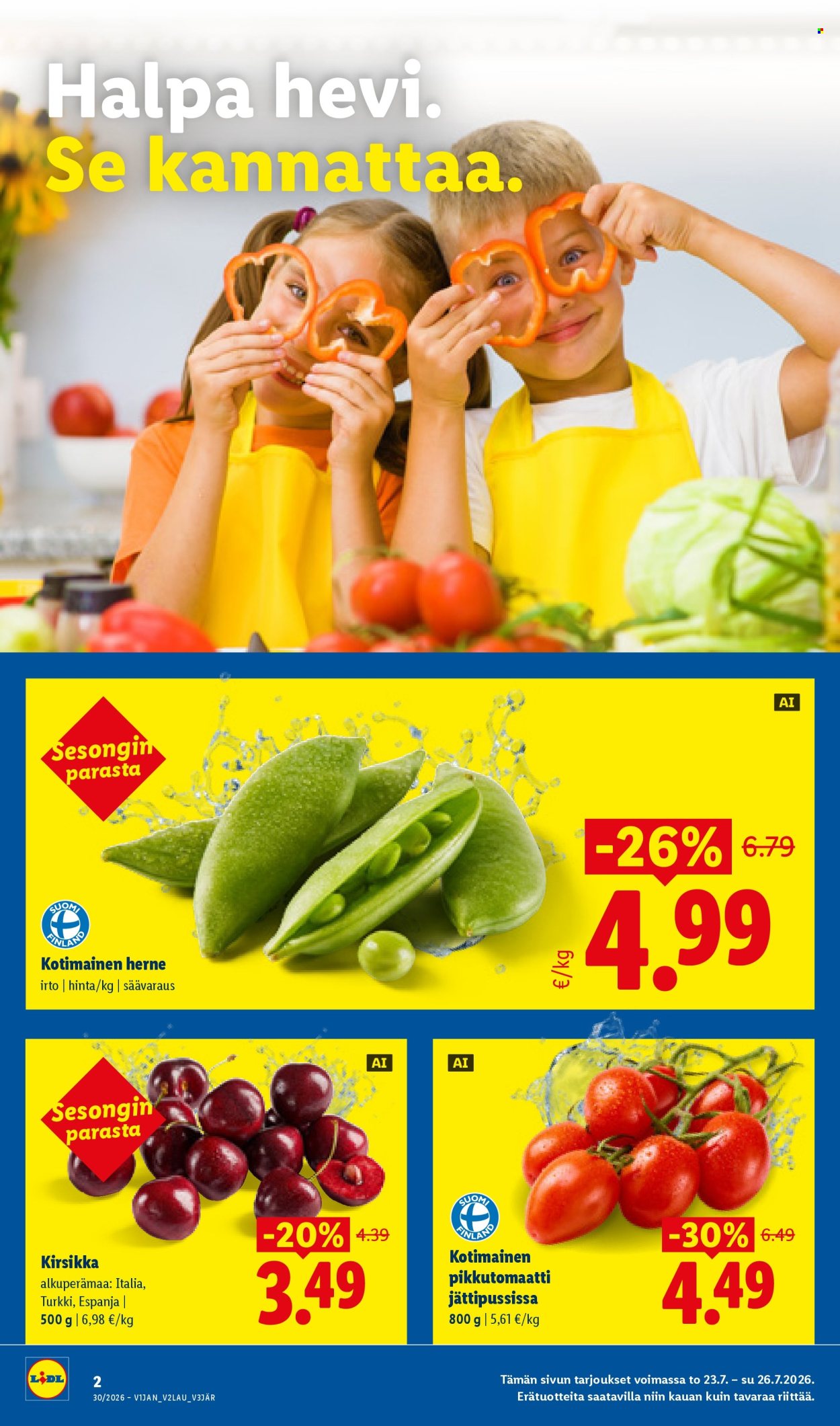 Lidl tarjoukset - 23.07.2026 - 29.07.2026. Sivu 2