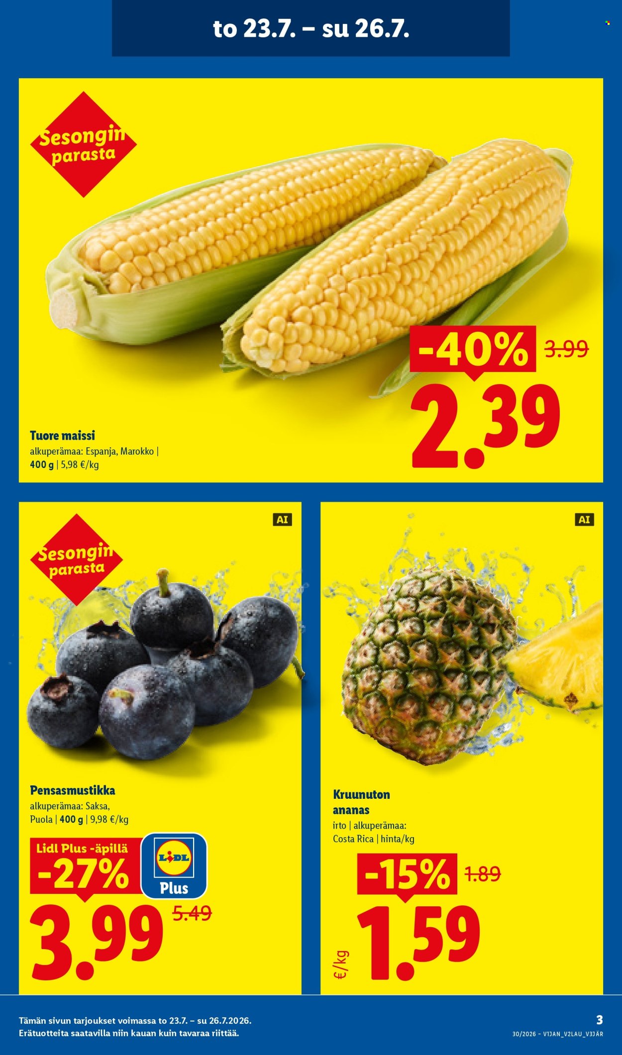 Lidl tarjoukset - 23.07.2026 - 29.07.2026. Sivu 3