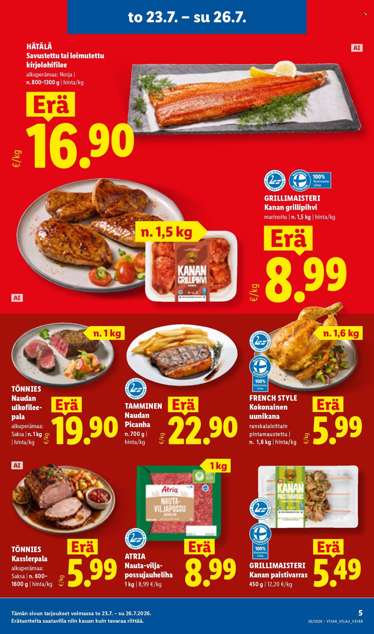 Lidl tarjoukset - 23.07.2026 - 29.07.2026. Sivu 5