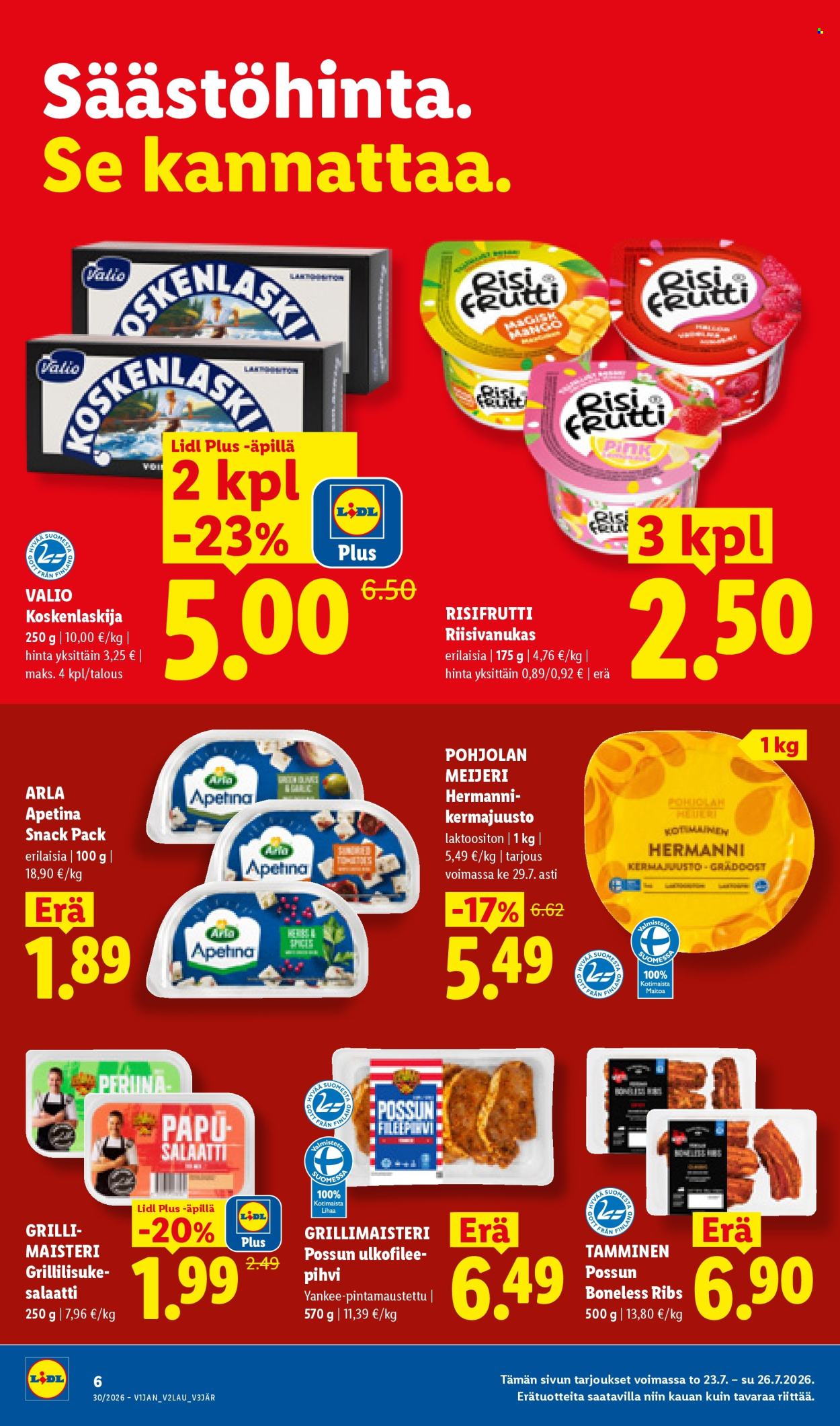 Lidl tarjoukset - 23.07.2026 - 29.07.2026. Sivu 6