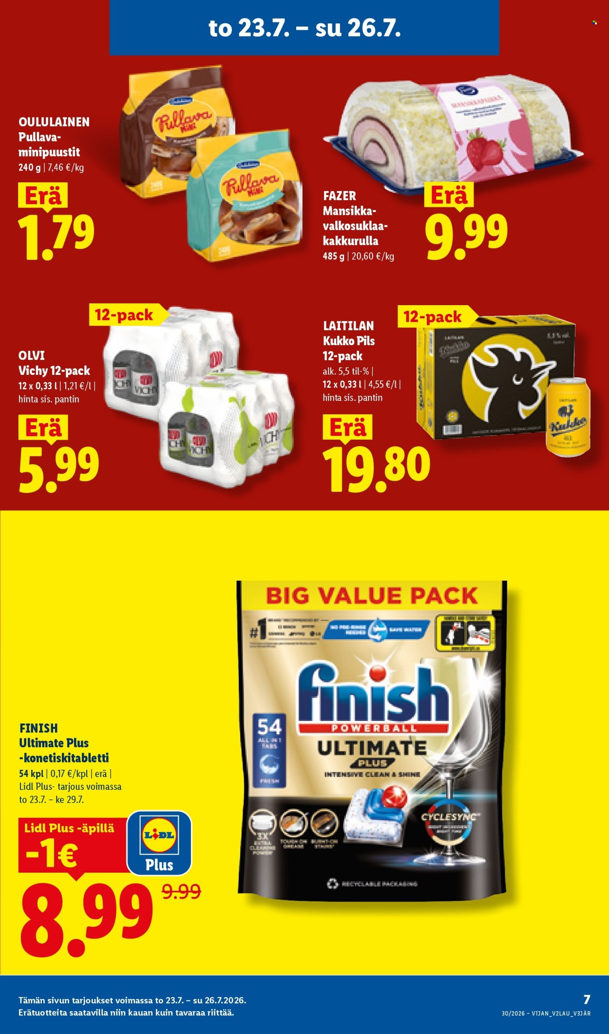 Lidl tarjoukset - 23.07.2026 - 29.07.2026. Sivu 7