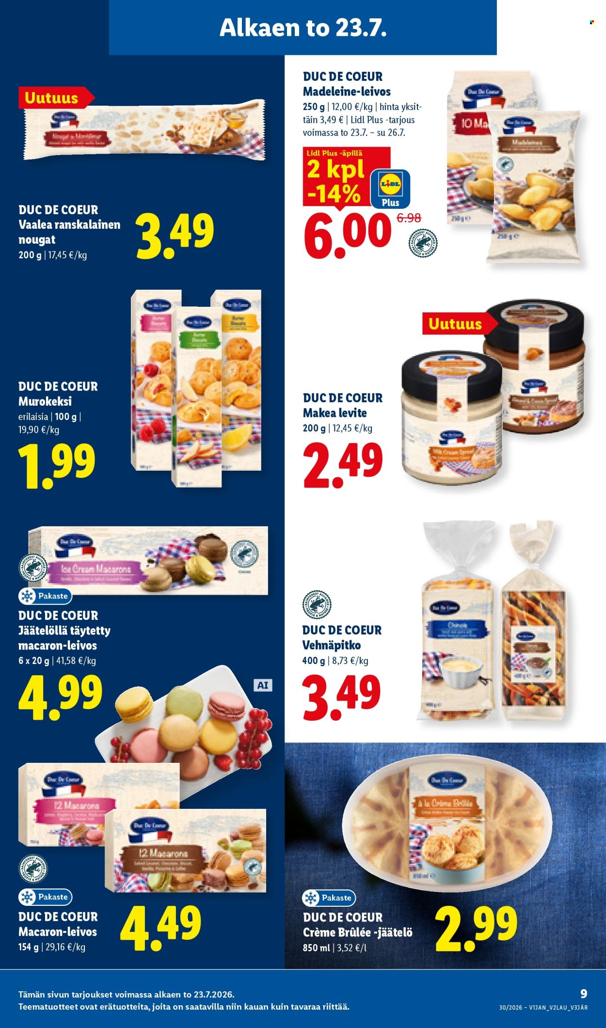 Lidl tarjoukset - 23.07.2026 - 29.07.2026. Sivu 9