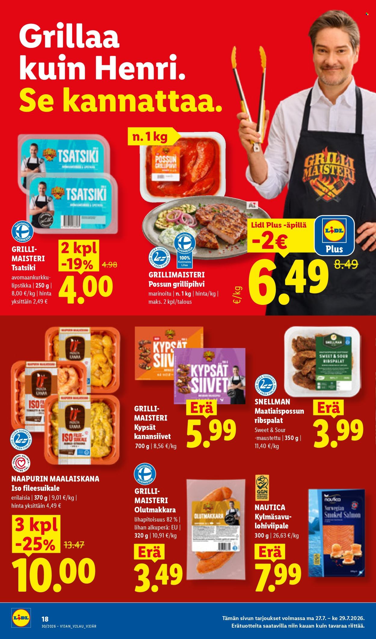 Lidl tarjoukset - 23.07.2026 - 29.07.2026. Sivu 28