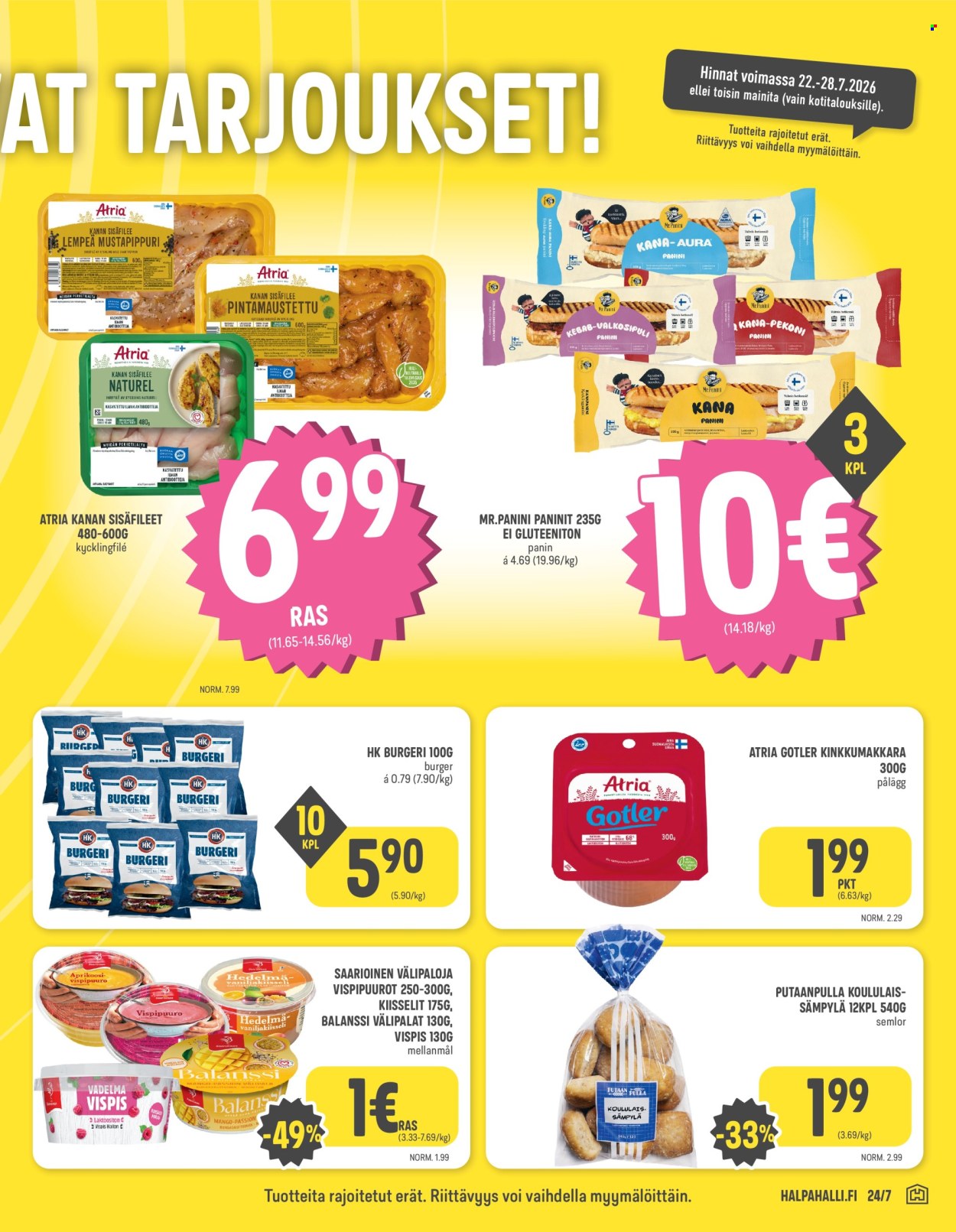 HalpaHalli tarjoukset - 22.07.2026 - 28.07.2026. Sivu 3