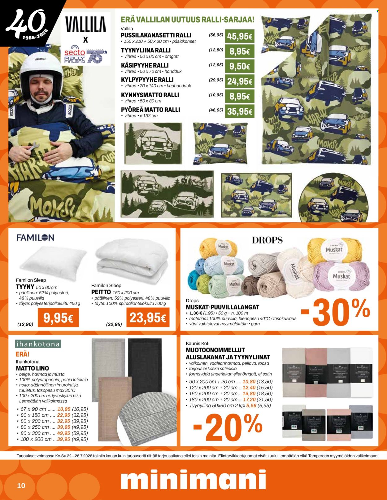 Minimani tarjoukset - 22.07.2026 - 26.07.2026. Sivu 10