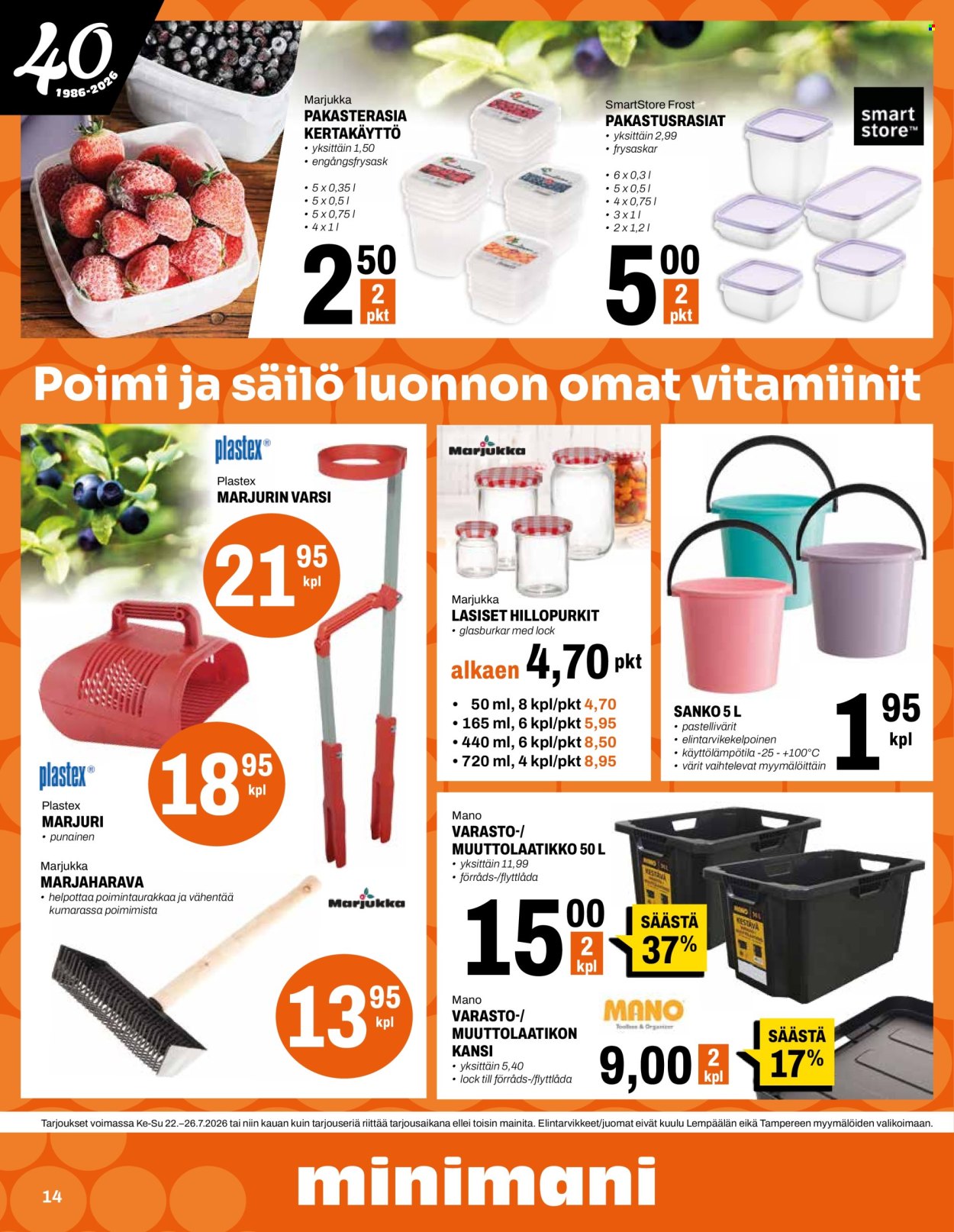 Minimani tarjoukset - 22.07.2026 - 26.07.2026. Sivu 14