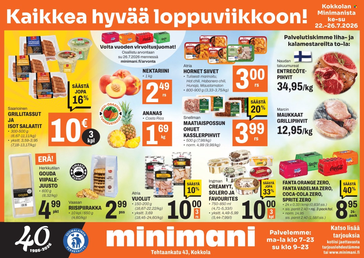Minimani tarjoukset - 22.07.2026 - 26.07.2026. Sivu 1