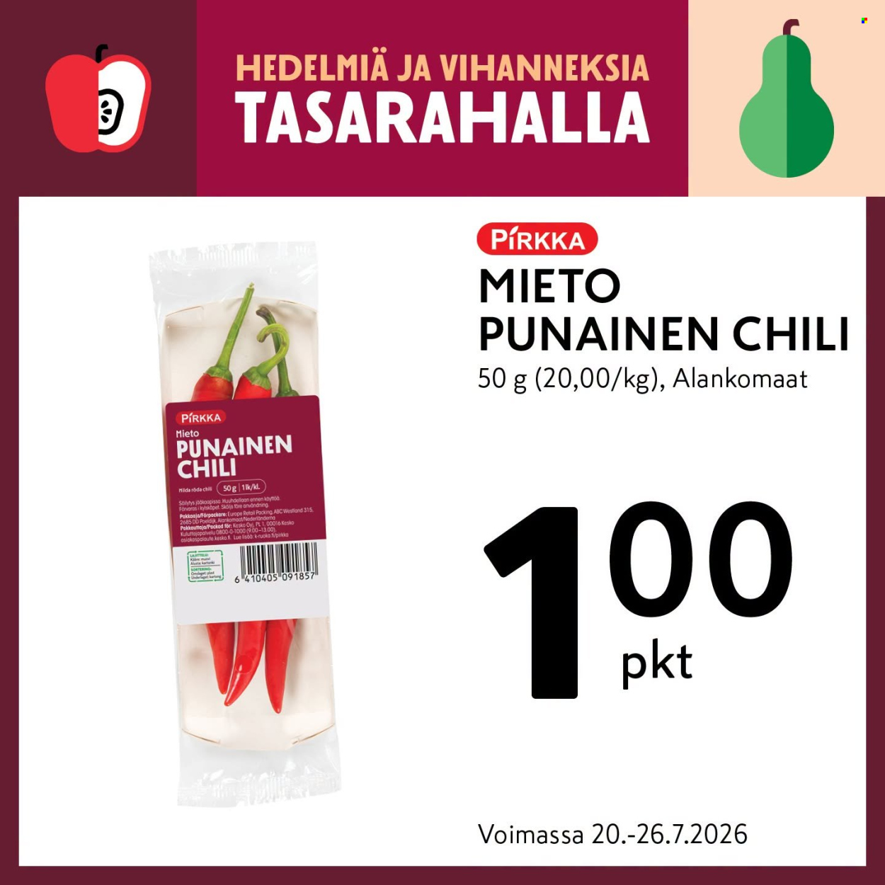 K-market tarjoukset - 20.07.2026 - 26.07.2026. Sivu 4