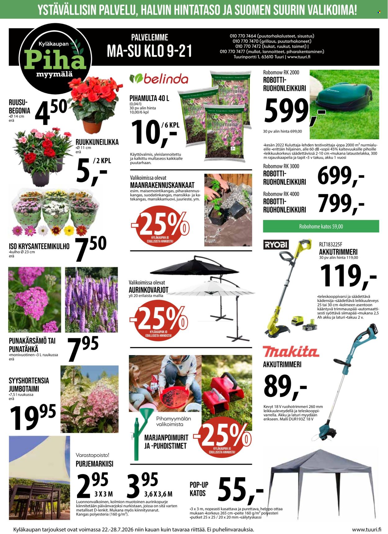 Tuuri tarjoukset - 22.07.2026 - 28.07.2026. Sivu 10