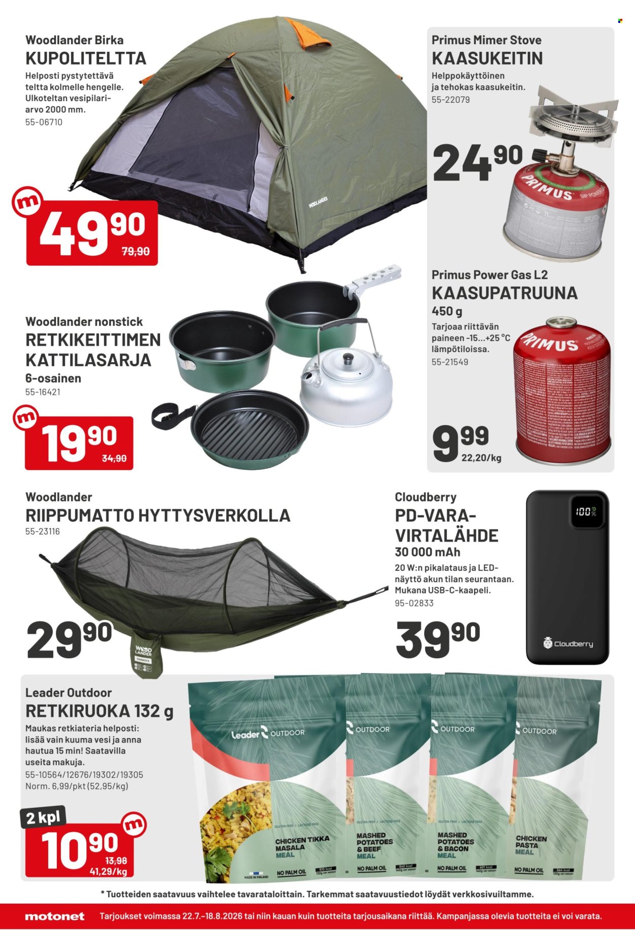 Motonet tarjoukset - 22.07.2026 - 18.08.2026. Sivu 8