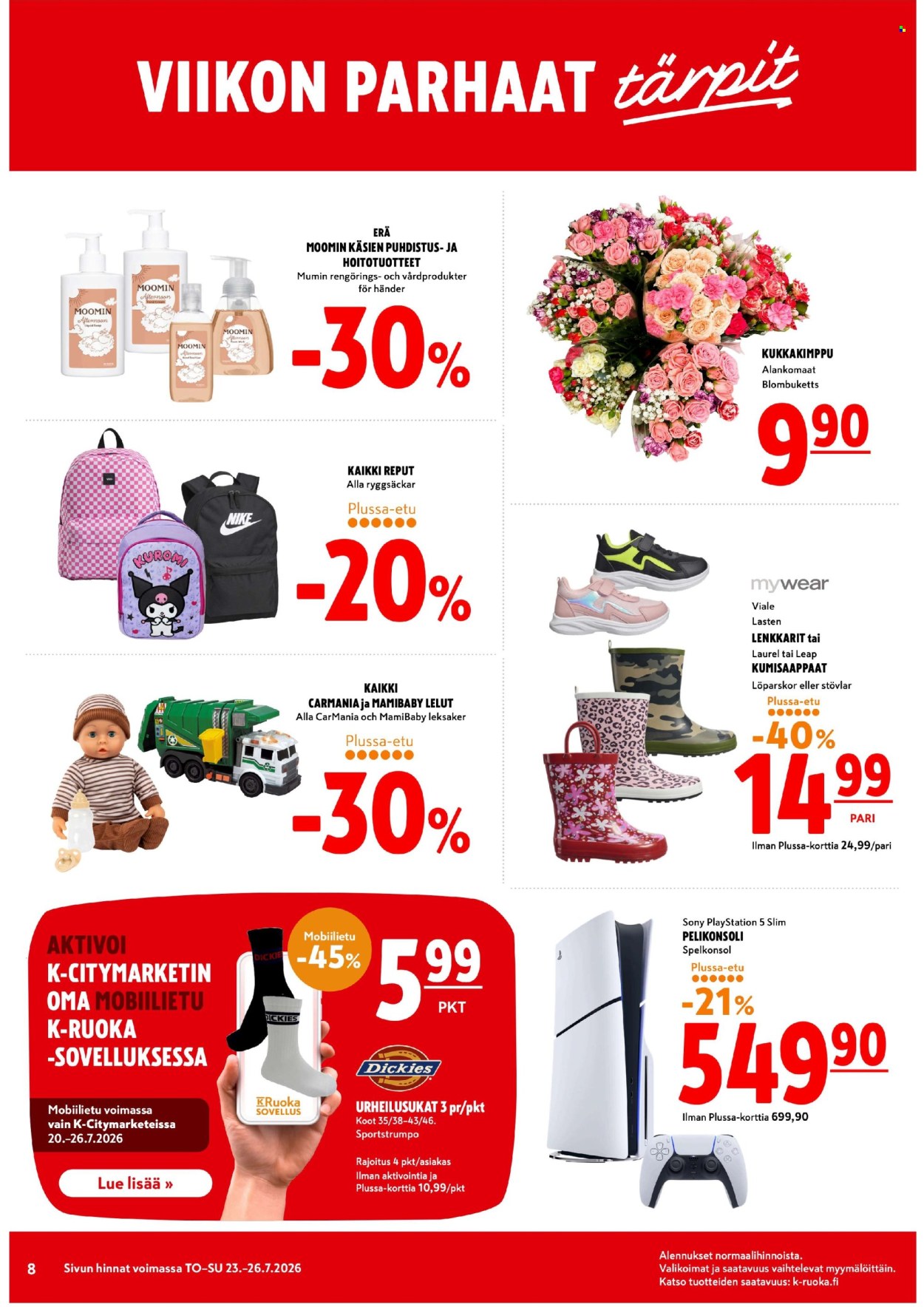 K-citymarket tarjoukset - 23.07.2026 - 26.07.2026. Sivu 8