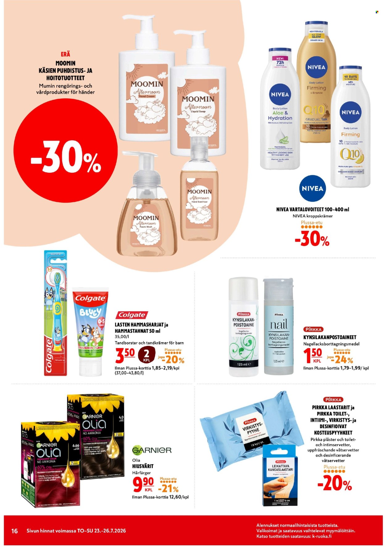 K-citymarket tarjoukset - 23.07.2026 - 26.07.2026. Sivu 16