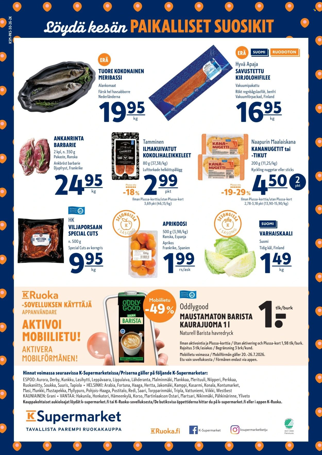 K-Supermarket tarjoukset - 23.07.2026 - 26.07.2026. Sivu 4