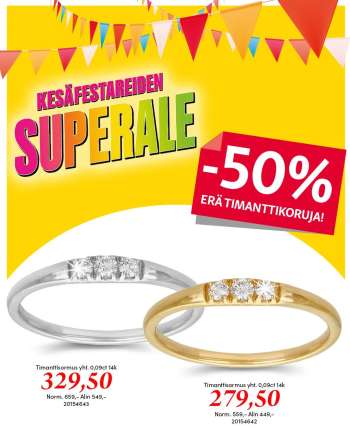 Kultajousi tarjoukset .