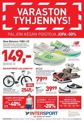 Intersport tarjoukset  - 23.07.2026 - 27.07.2026.