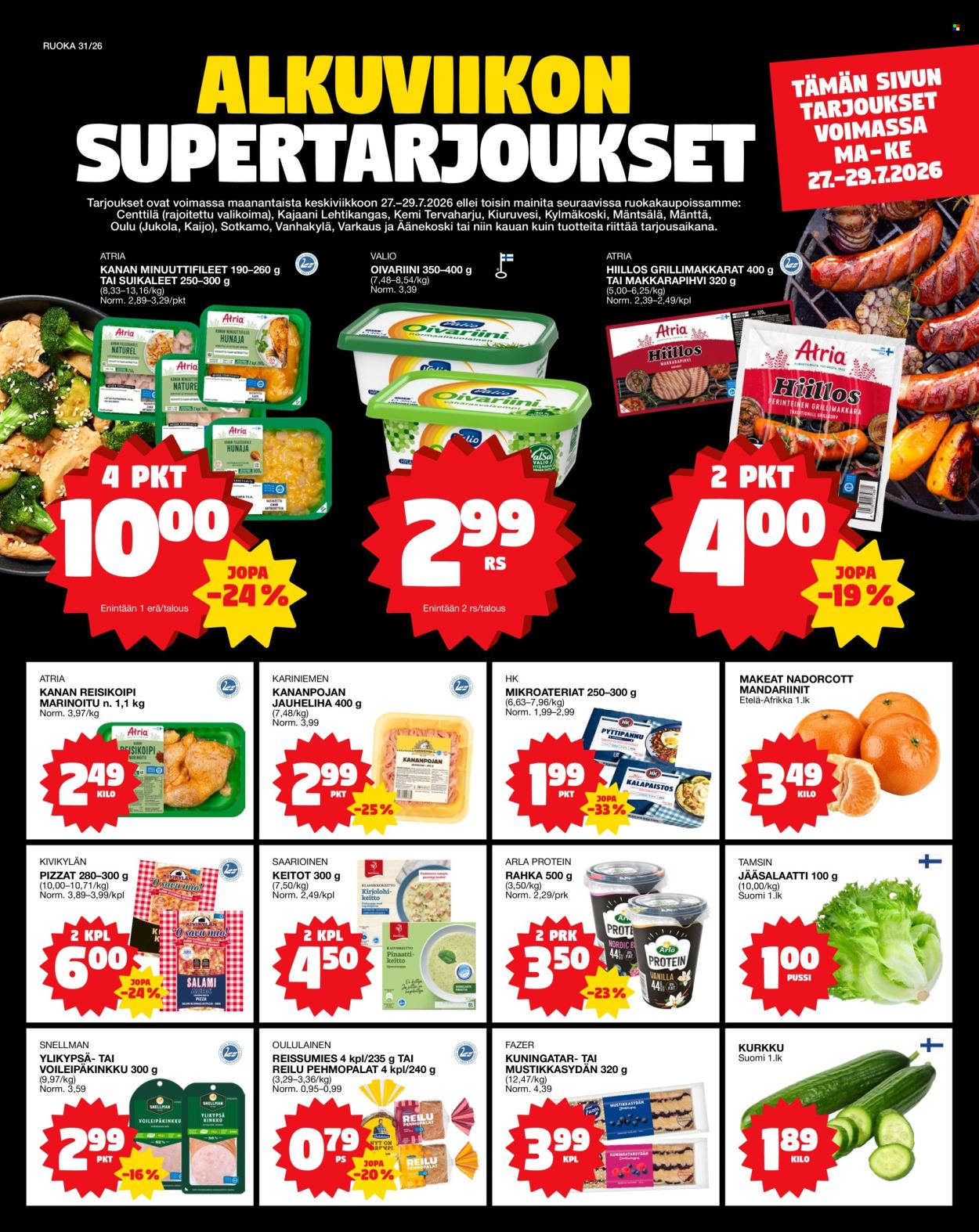 Tokmanni tarjoukset - 27.07.2026 - 29.07.2026. Sivu 1