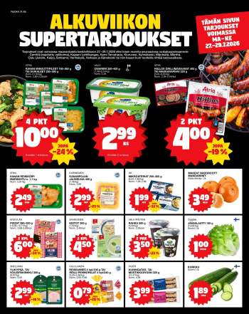 Tokmanni tarjoukset  - 27.07.2026 - 29.07.2026.