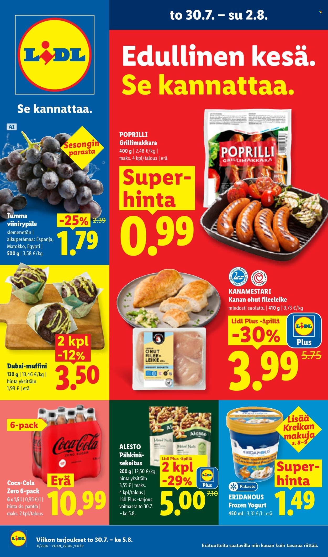 Lidl tarjoukset - 30.07.2026 - 05.08.2026. Sivu 1