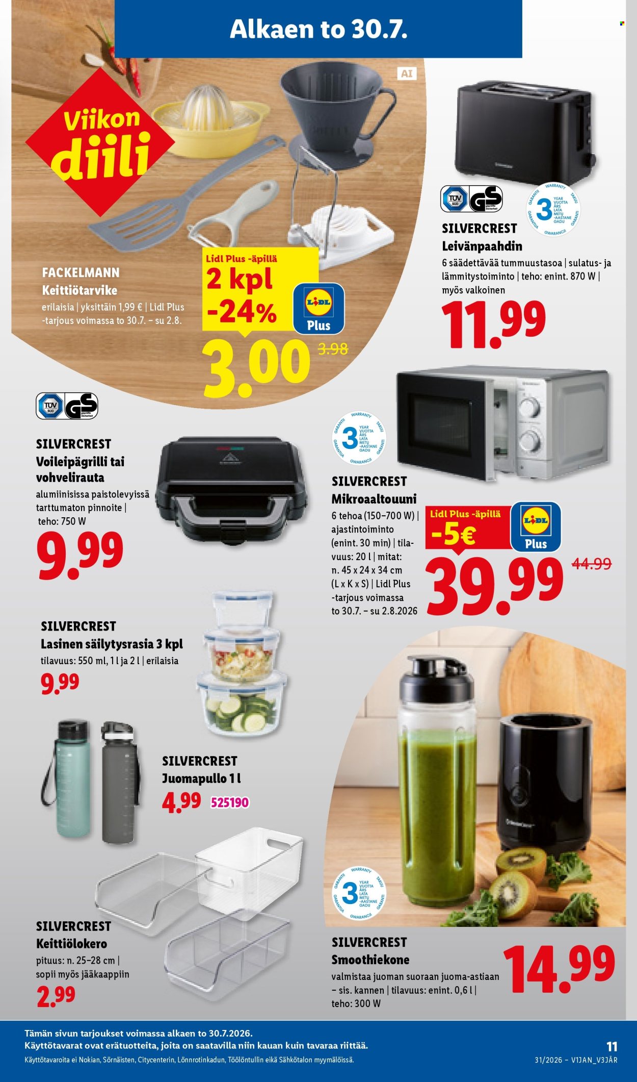 Lidl tarjoukset - 30.07.2026 - 05.08.2026. Sivu 15