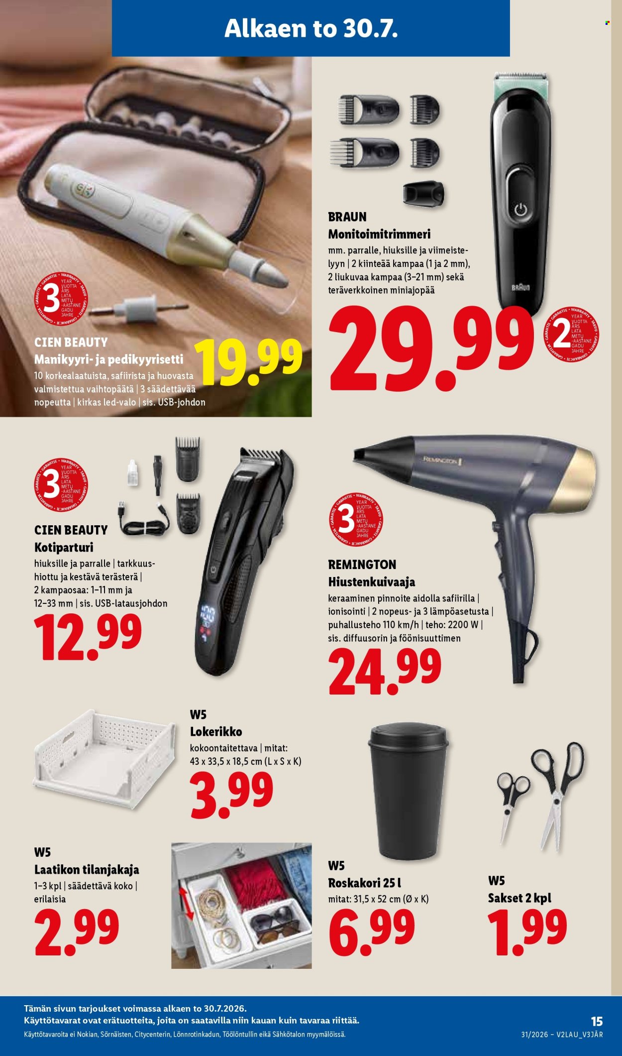 Lidl tarjoukset - 30.07.2026 - 05.08.2026. Sivu 19