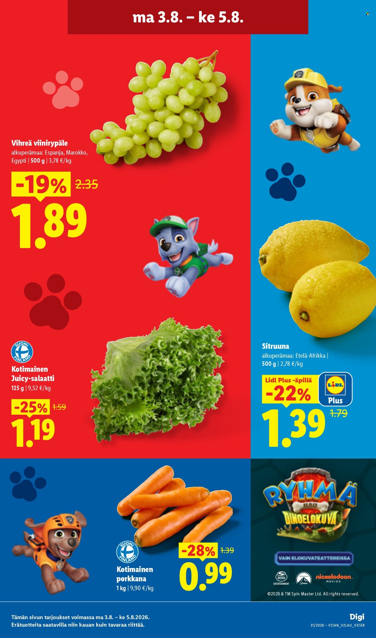 Lidl tarjoukset - 30.07.2026 - 05.08.2026. Sivu 21