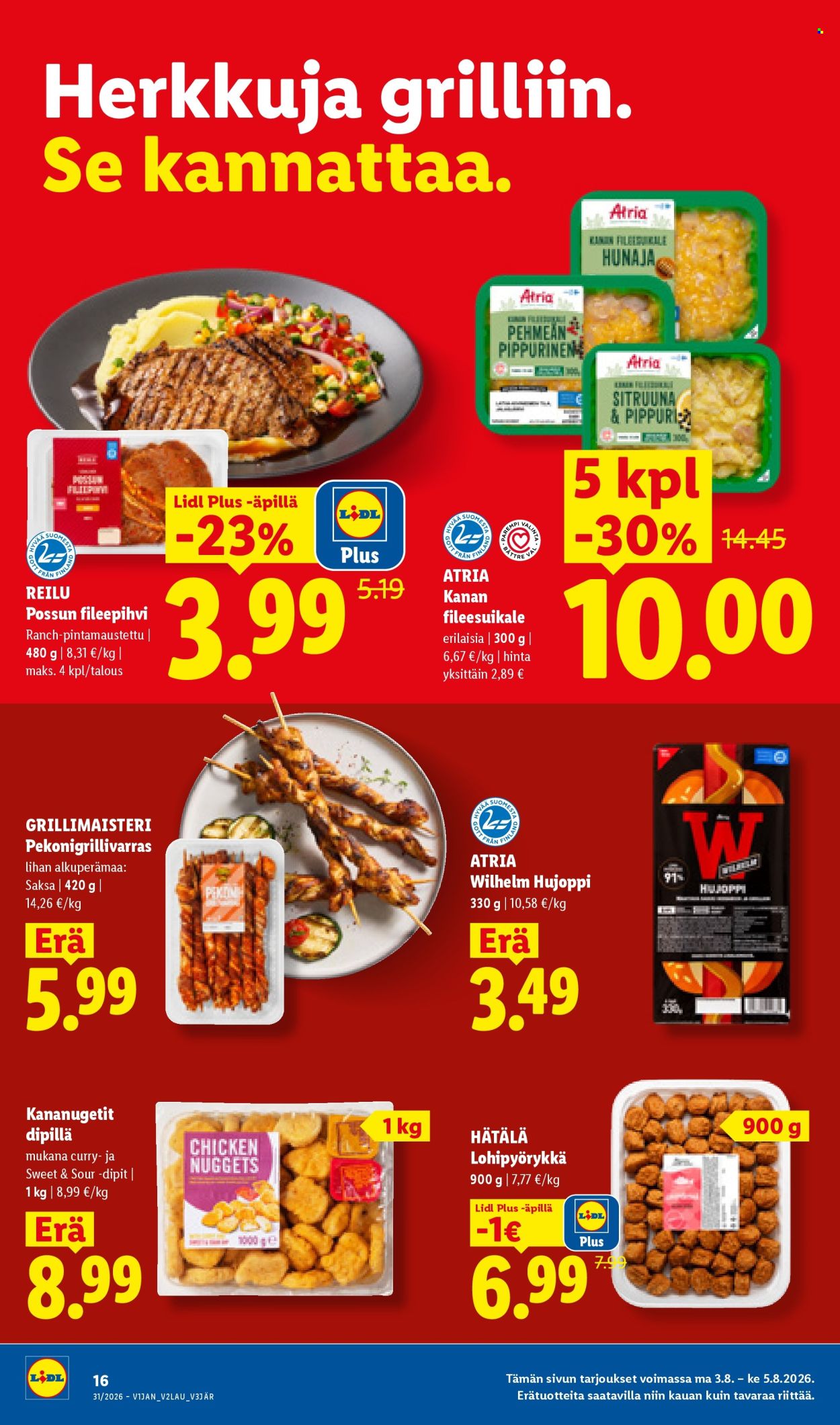 Lidl tarjoukset - 30.07.2026 - 05.08.2026. Sivu 22