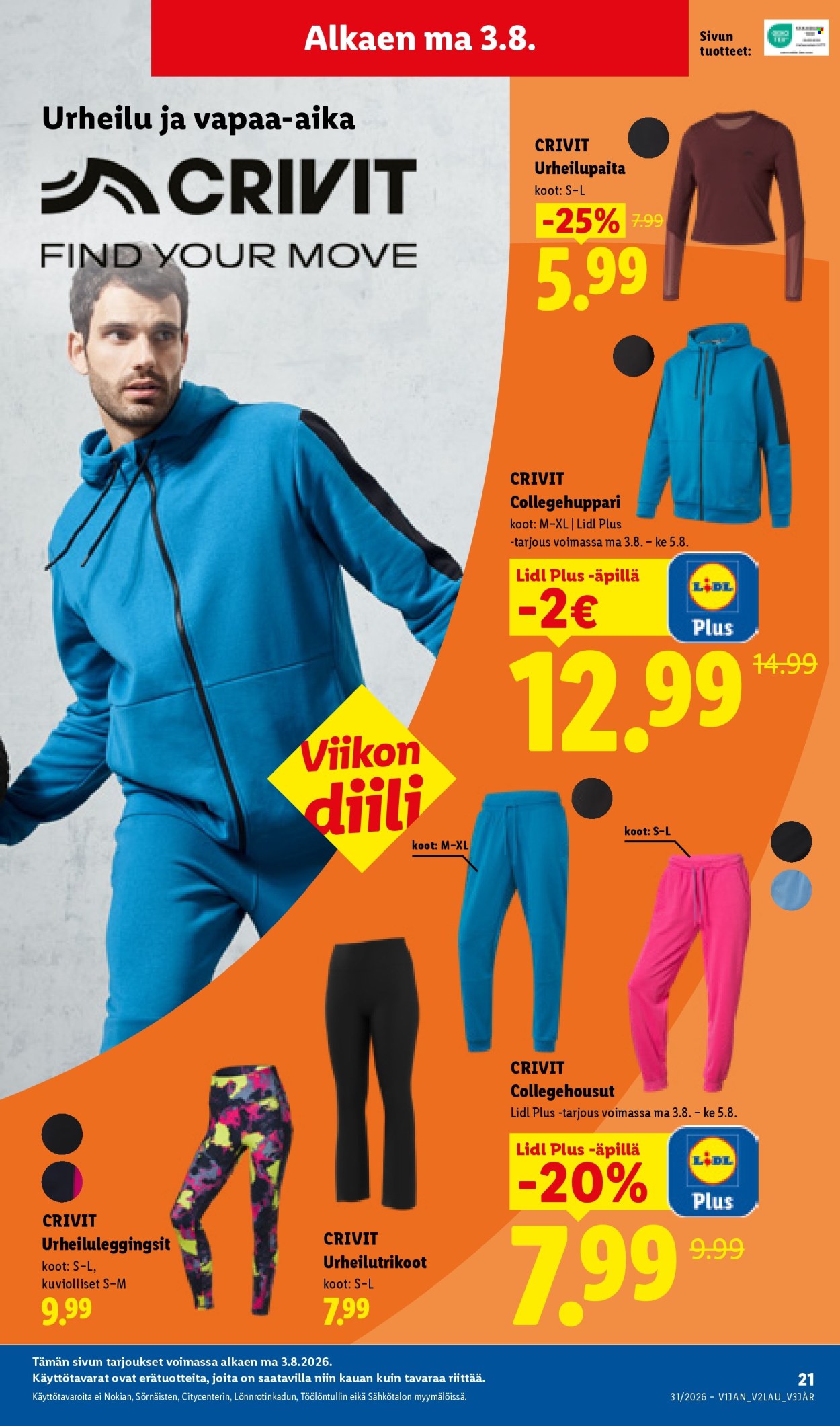 Lidl tarjoukset - 30.07.2026 - 05.08.2026. Sivu 29