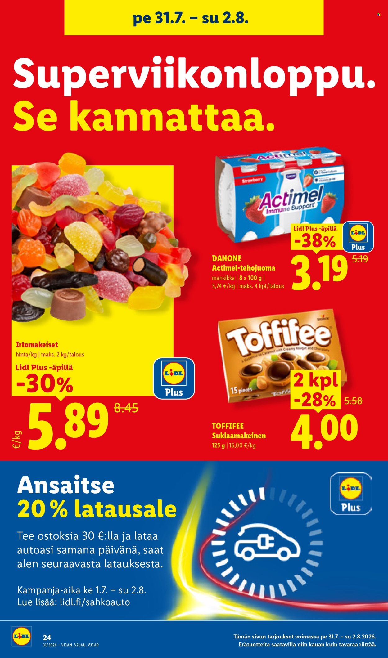 Lidl tarjoukset - 30.07.2026 - 05.08.2026. Sivu 32