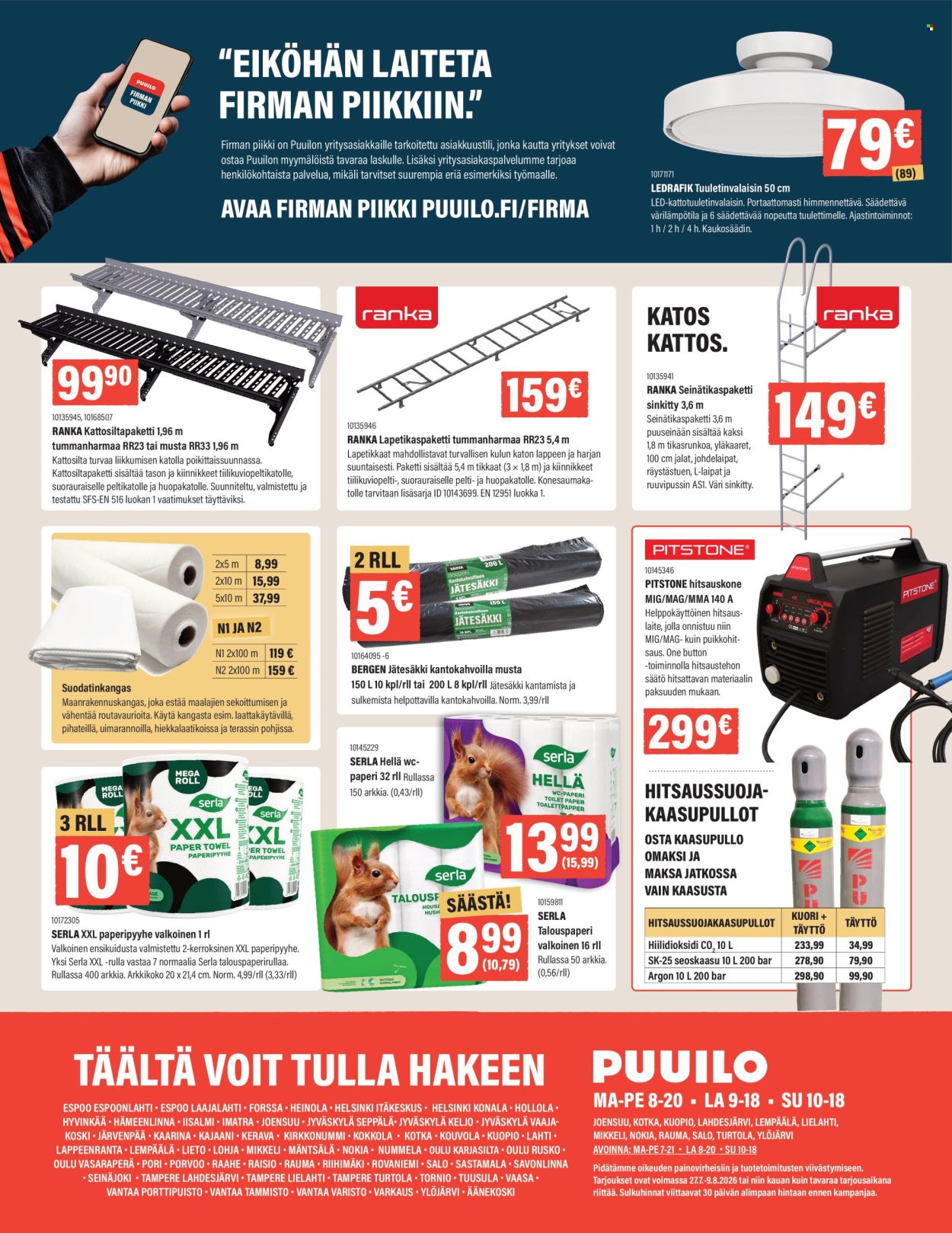 Puuilo tarjoukset - 27.07.2026 - 09.08.2026. Sivu 16