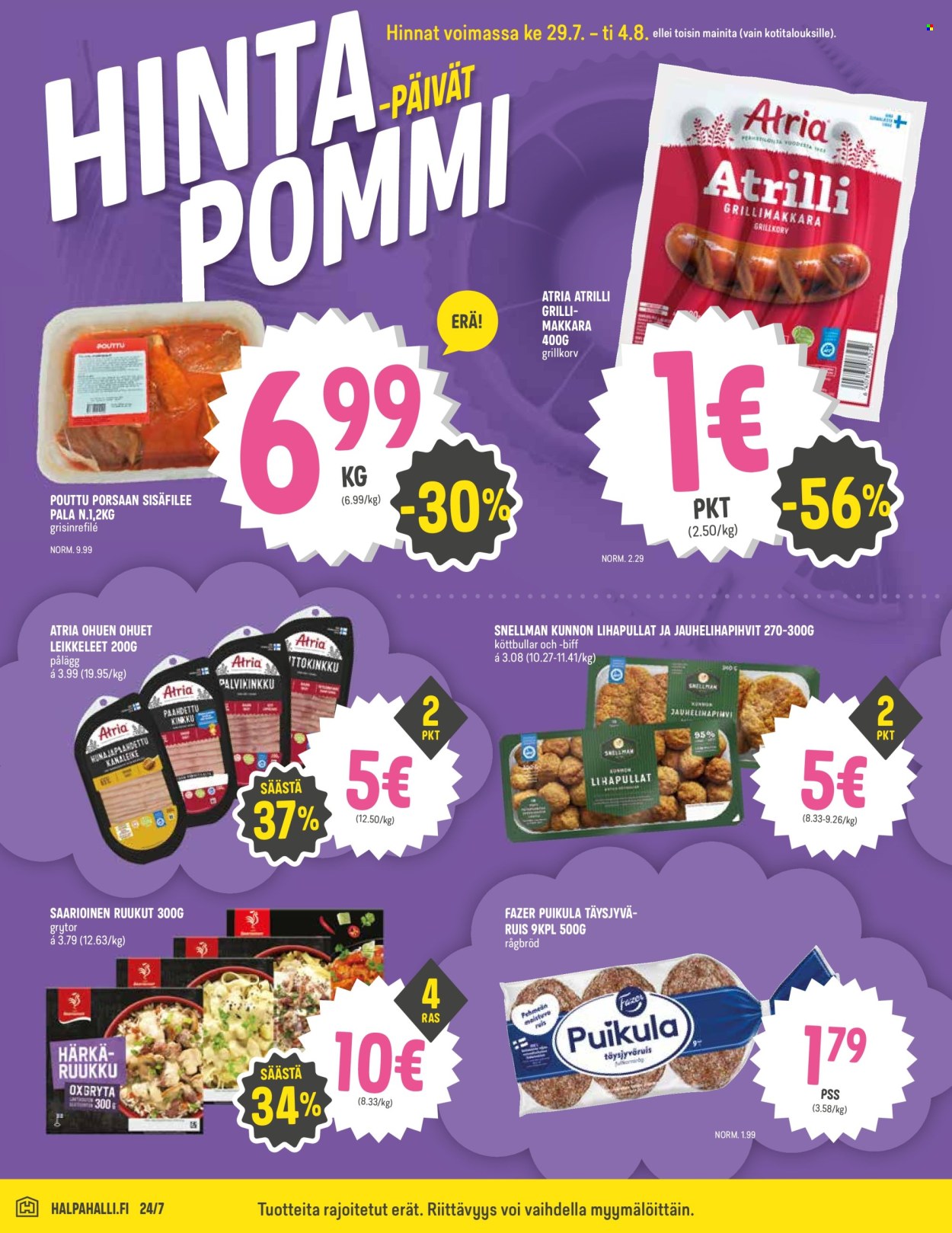 HalpaHalli tarjoukset - 29.07.2026 - 04.08.2026. Sivu 2