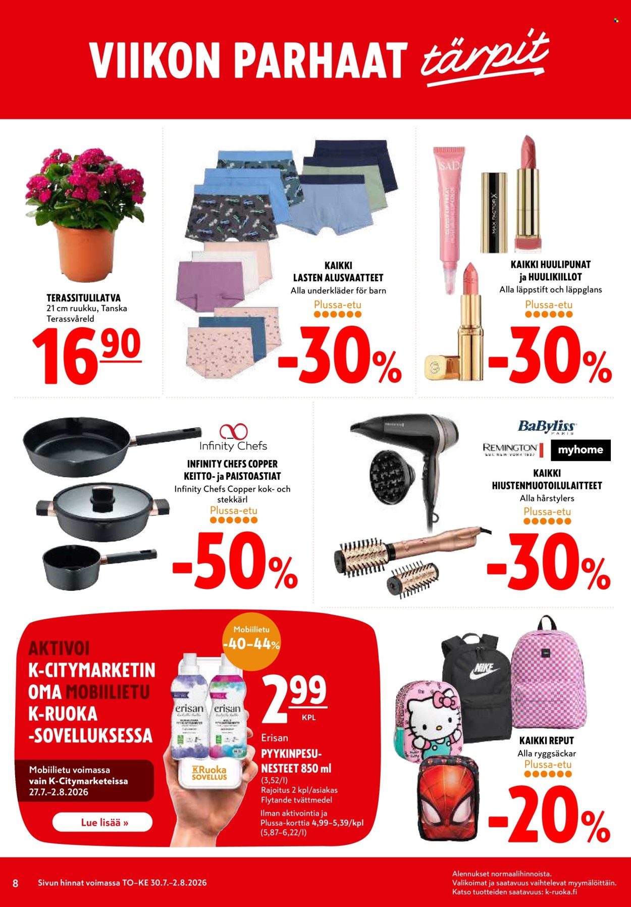 K-citymarket tarjoukset - 30.07.2026 - 02.08.2026. Sivu 8