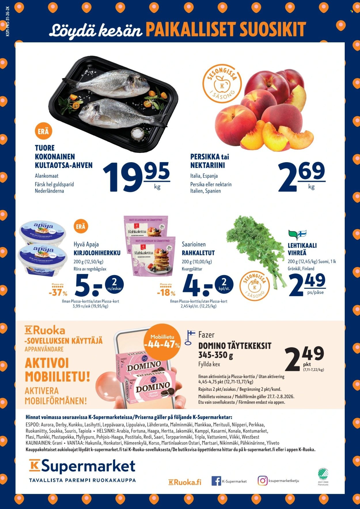K-Supermarket tarjoukset - 30.07.2026 - 02.08.2026. Sivu 4