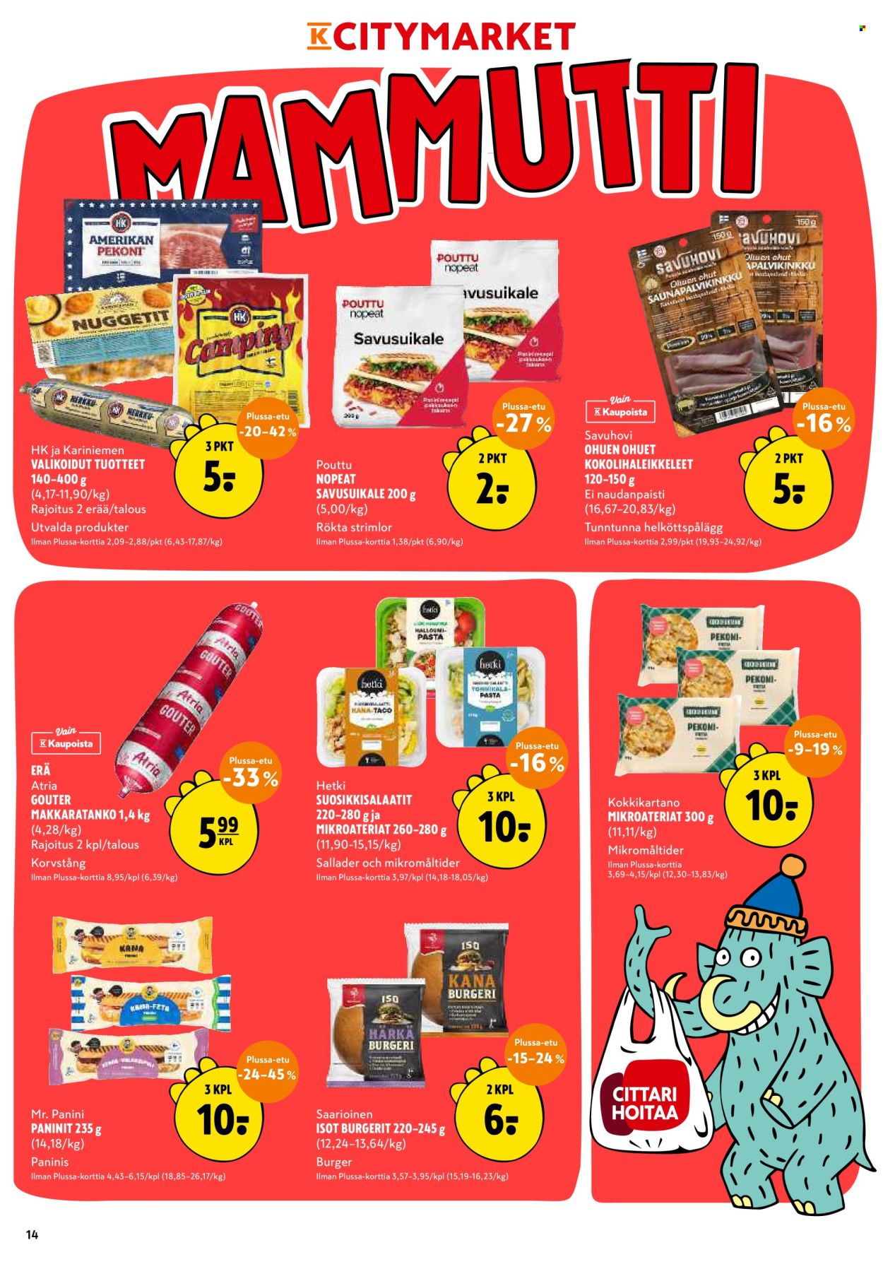 K-citymarket tarjoukset - 03.08.2026 - 16.08.2026. Sivu 14
