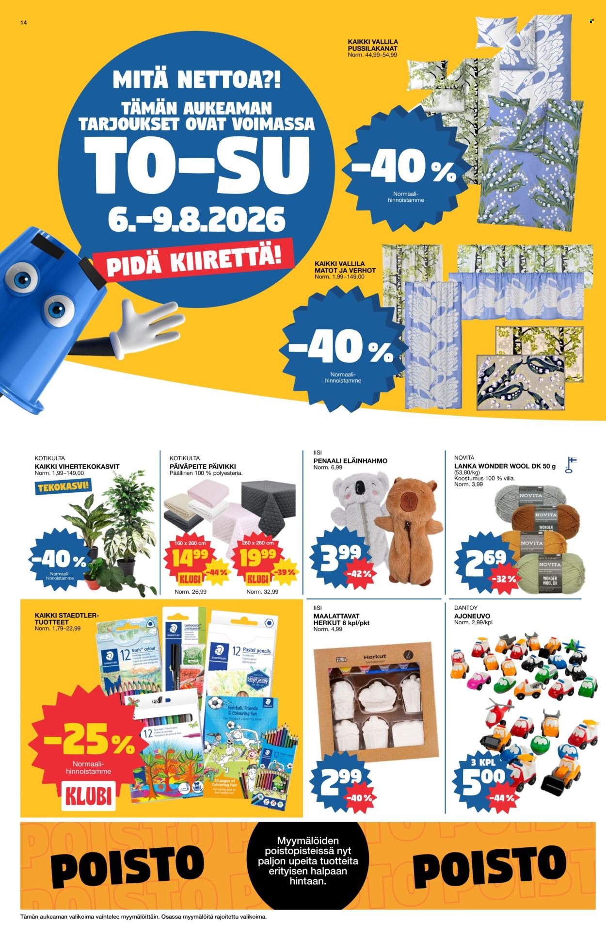Tokmanni tarjoukset - 03.08.2026 - 09.08.2026. Sivu 14