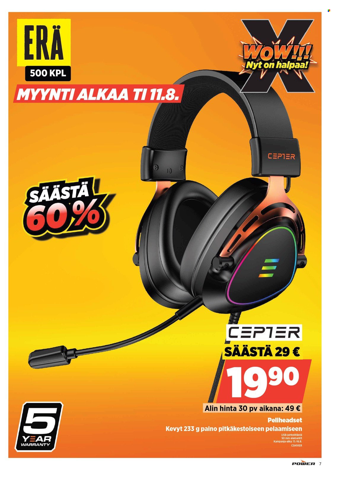 Power tarjoukset. Sivu 7
