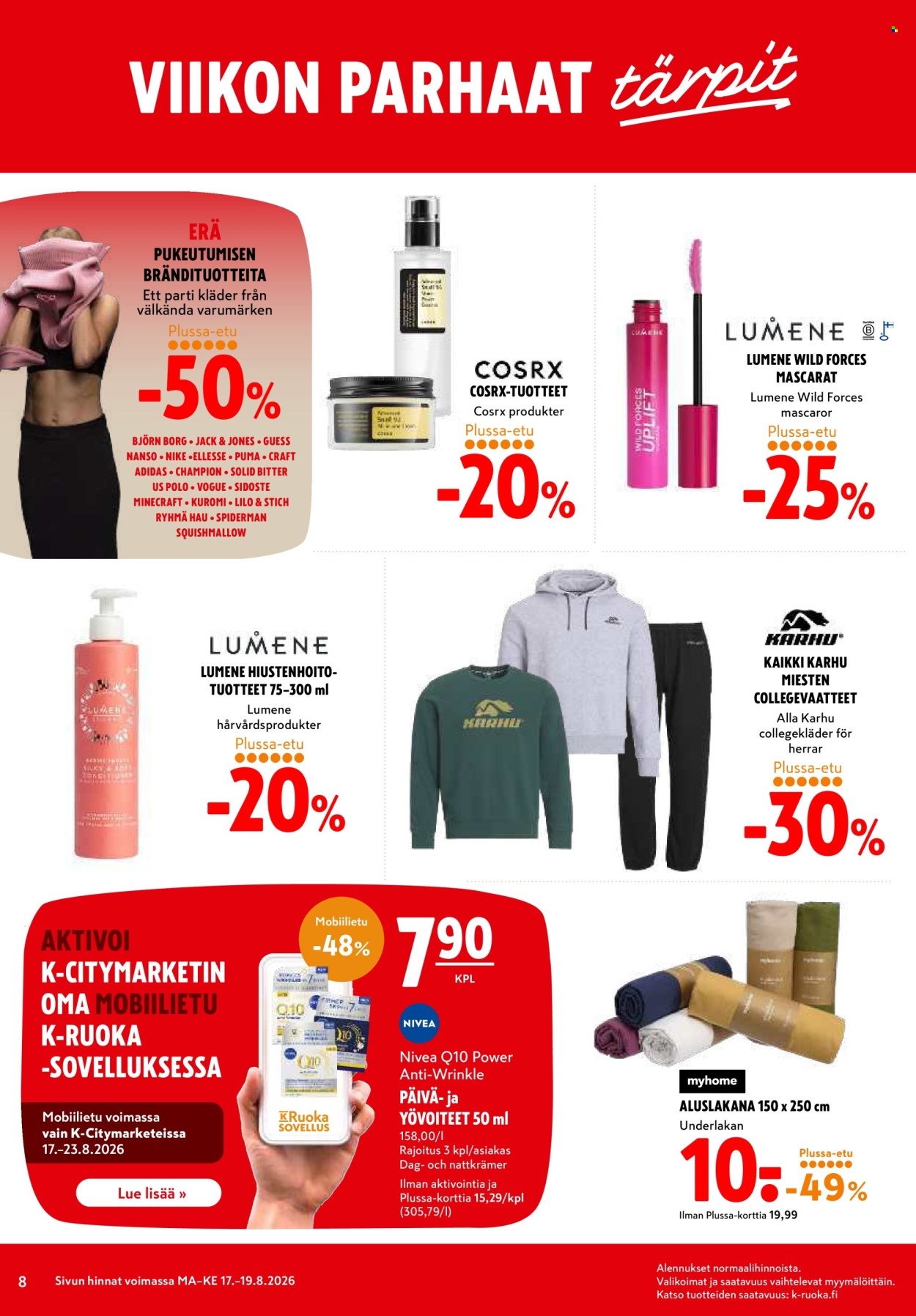 K-citymarket tarjoukset - 17.08.2026 - 19.08.2026. Sivu 8