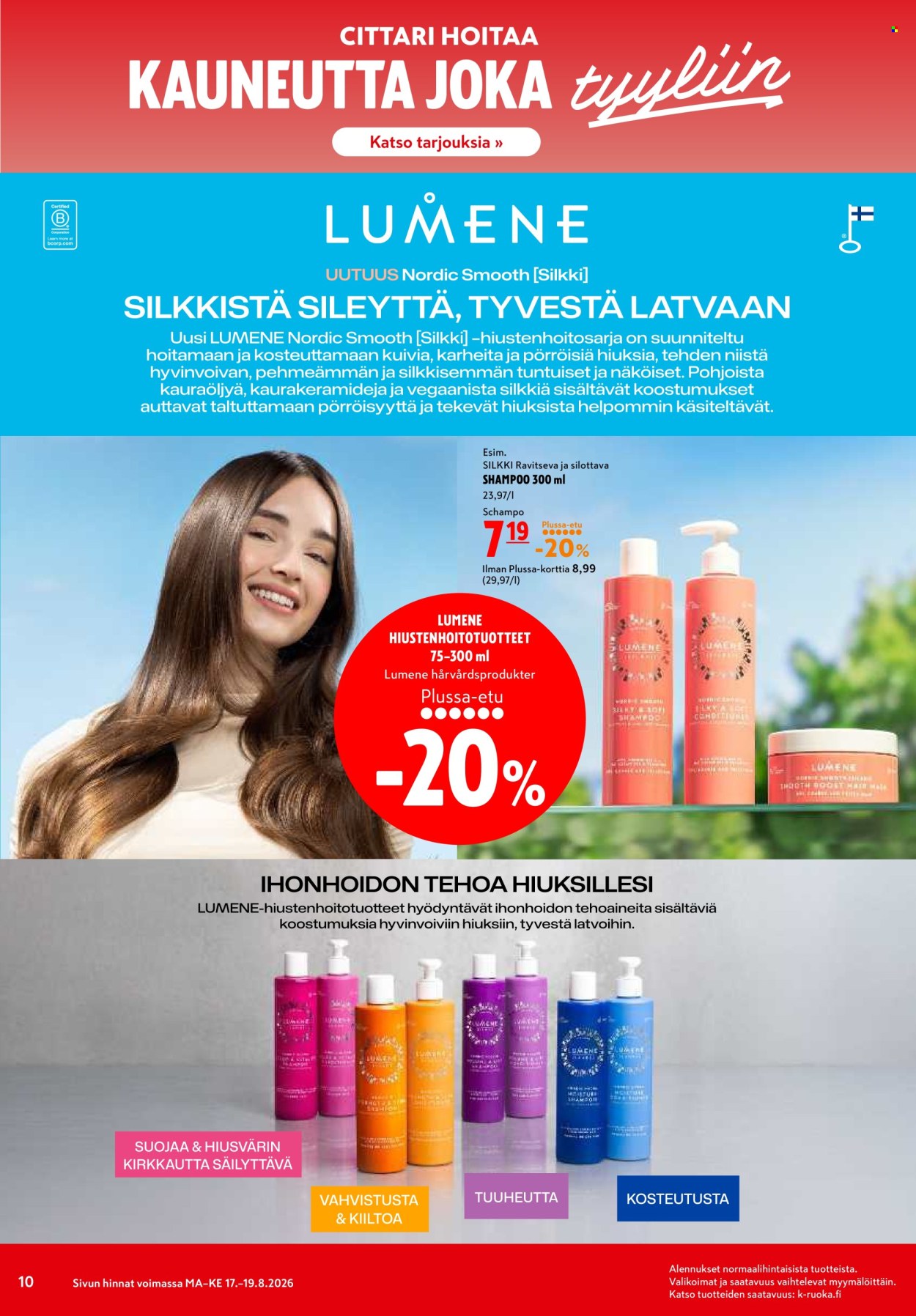 K-citymarket tarjoukset - 17.08.2026 - 19.08.2026. Sivu 10