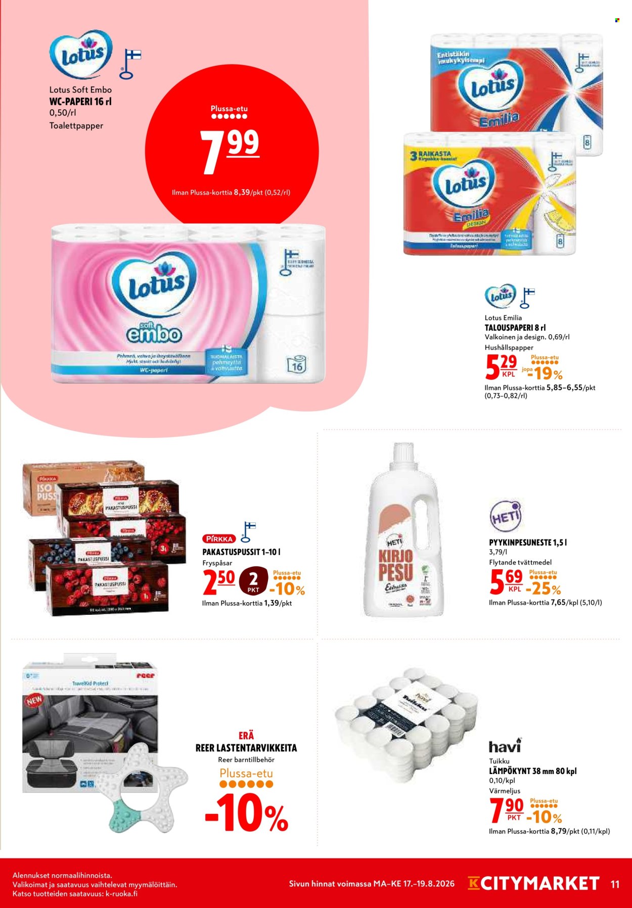 K-citymarket tarjoukset - 17.08.2026 - 19.08.2026. Sivu 11
