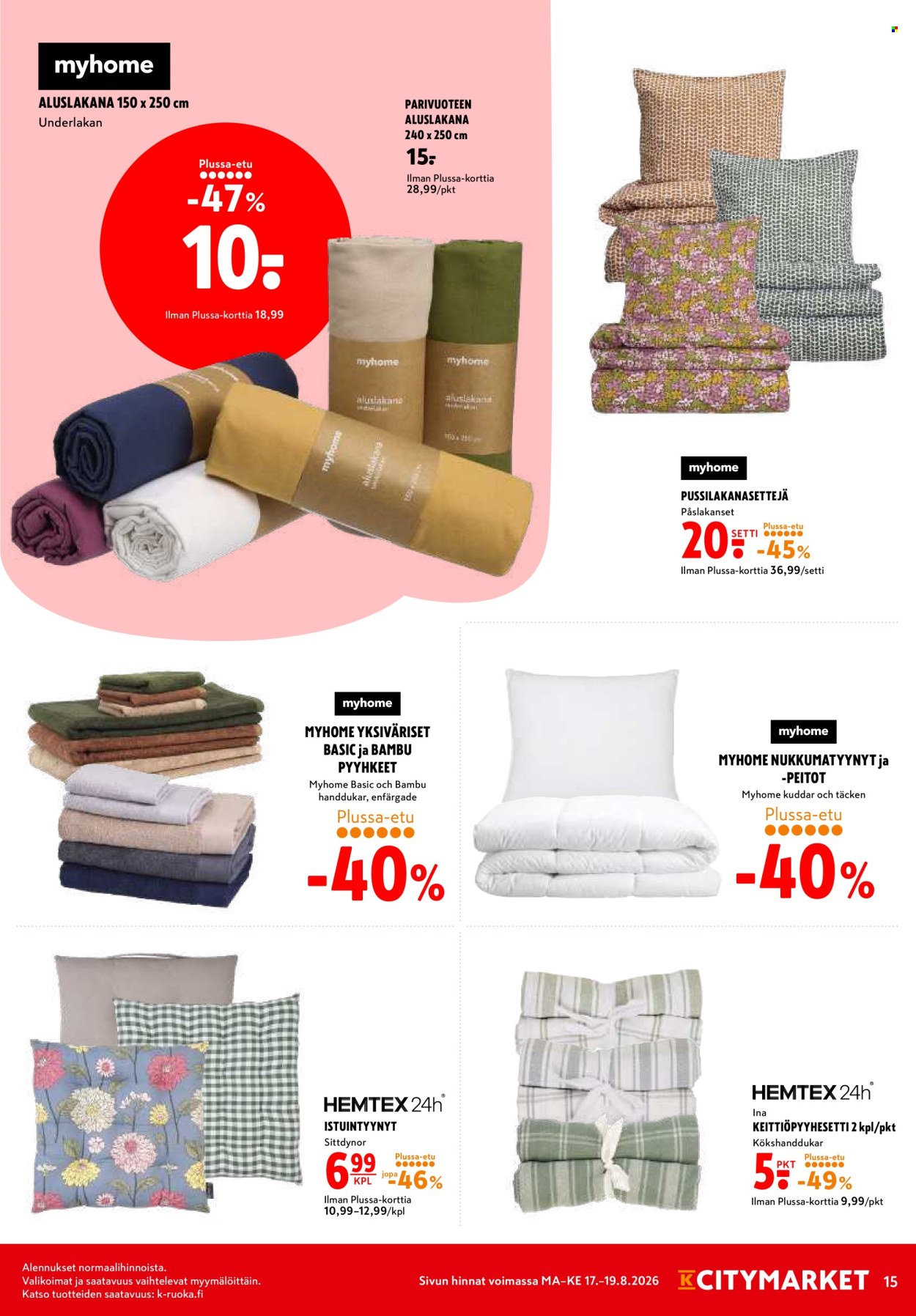 K-citymarket tarjoukset - 17.08.2026 - 19.08.2026. Sivu 15