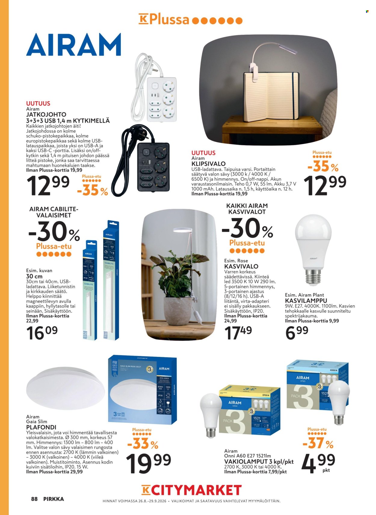 K-market tarjoukset - 26.08.2026 - 29.09.2026. Sivu 88