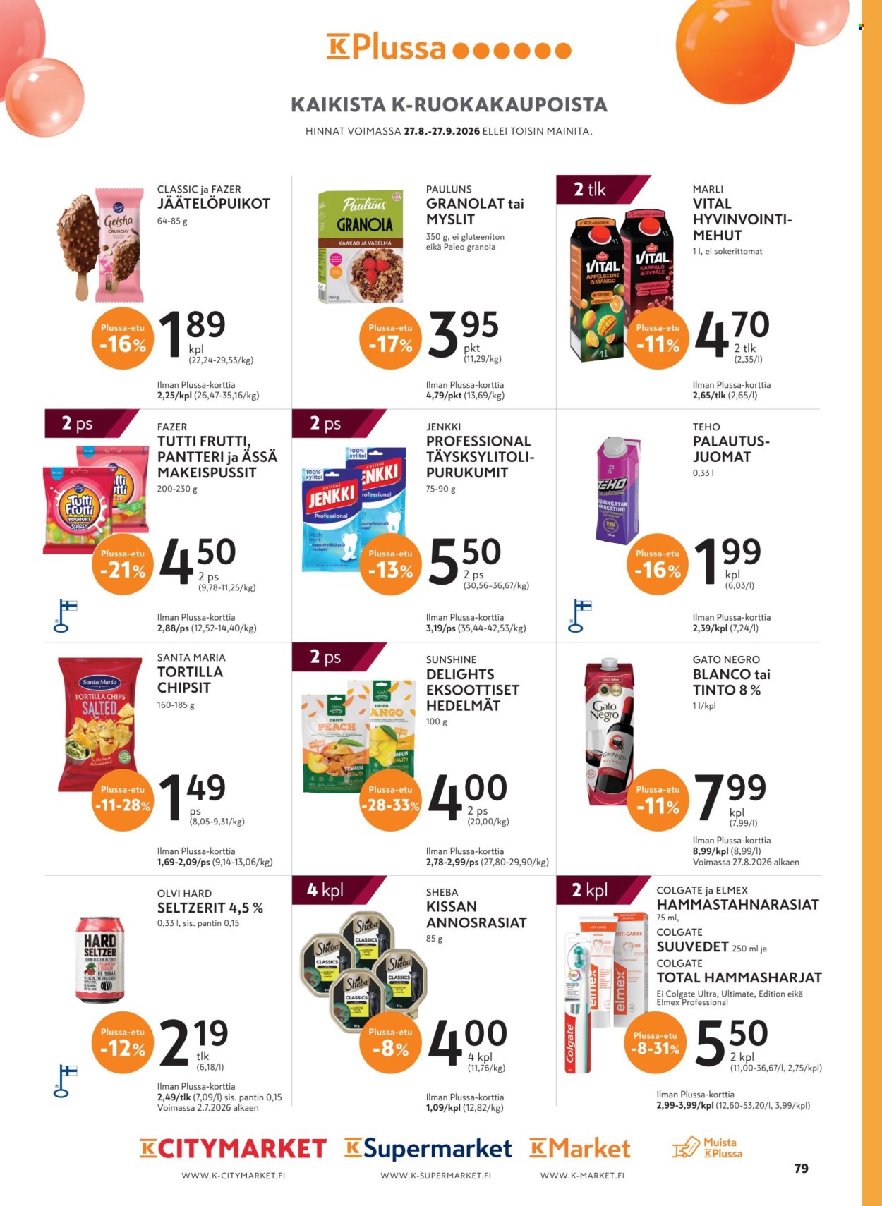 K-Supermarket tarjoukset - 26.08.2026 - 29.09.2026. Sivu 79