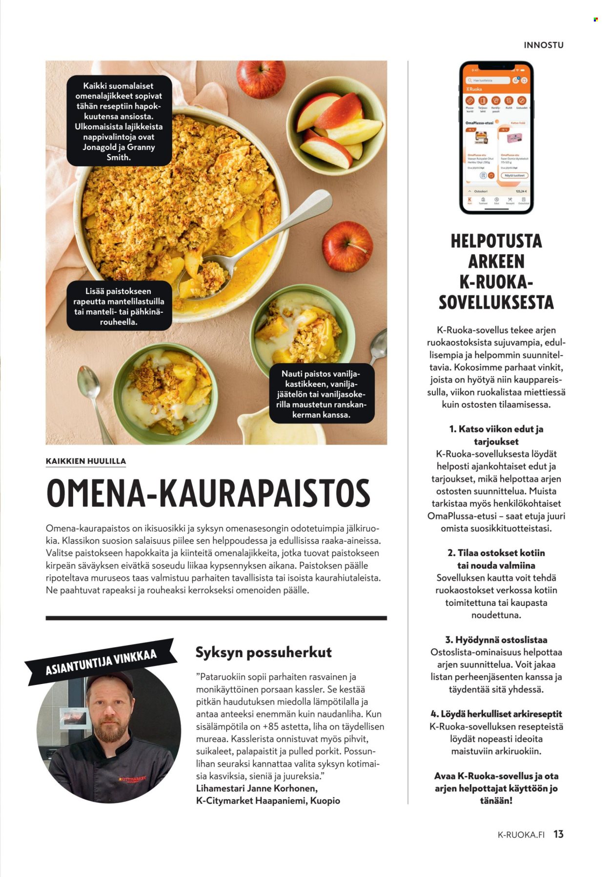 K-Supermarket tarjoukset - 26.08.2026 - 29.09.2026. Sivu 13