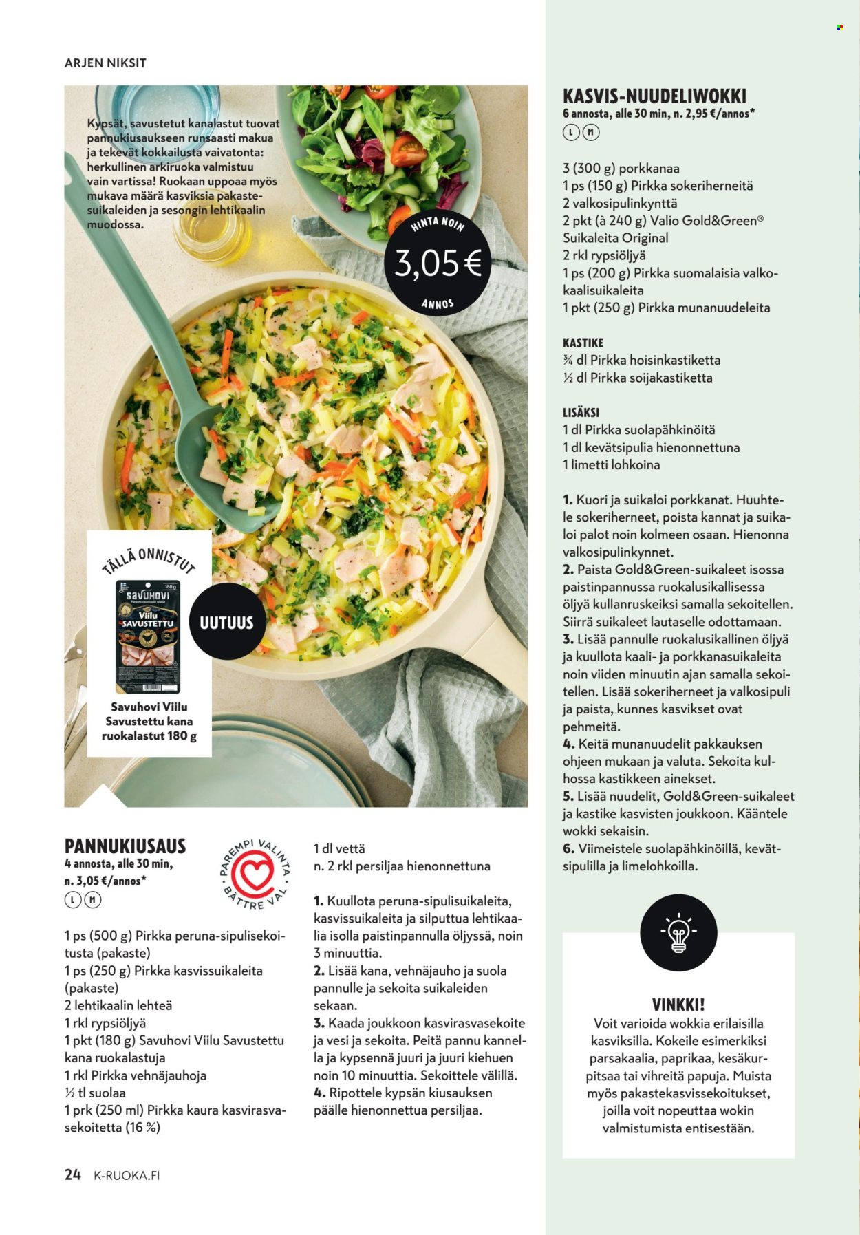 K-Supermarket tarjoukset - 26.08.2026 - 29.09.2026. Sivu 24