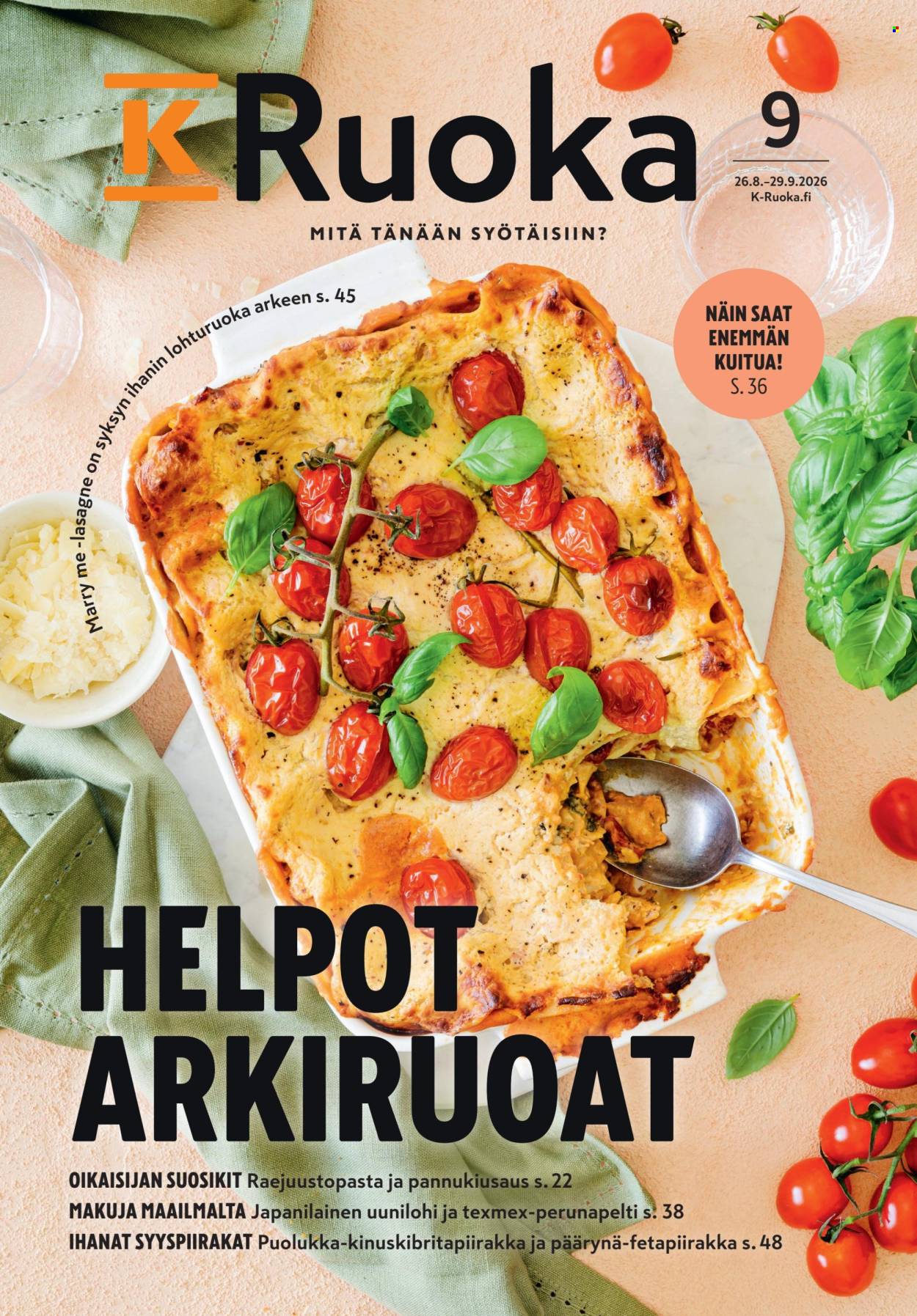 K-market tarjoukset - 26.08.2026 - 29.09.2026. Sivu 1