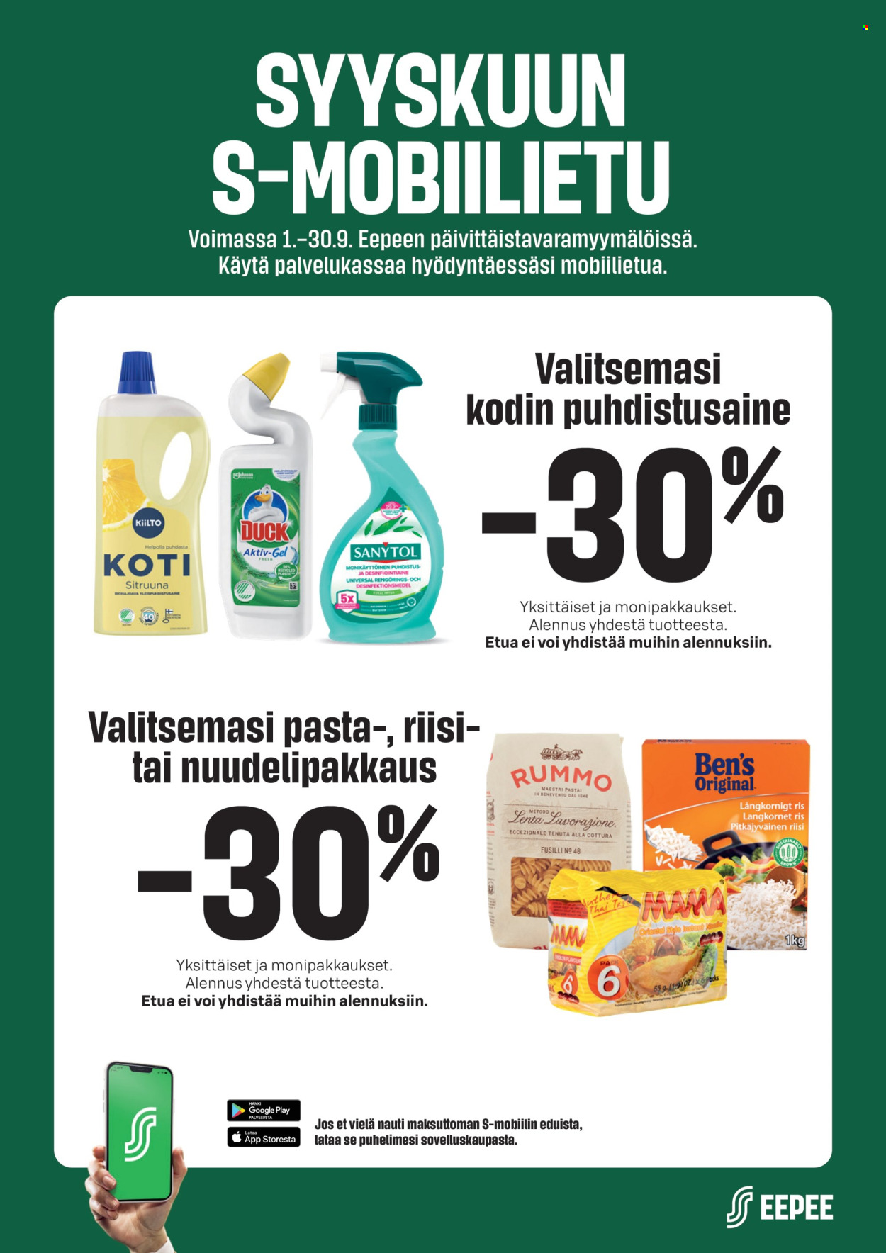 Sale tarjoukset - 01.09.2026 - 30.09.2026. Sivu 1