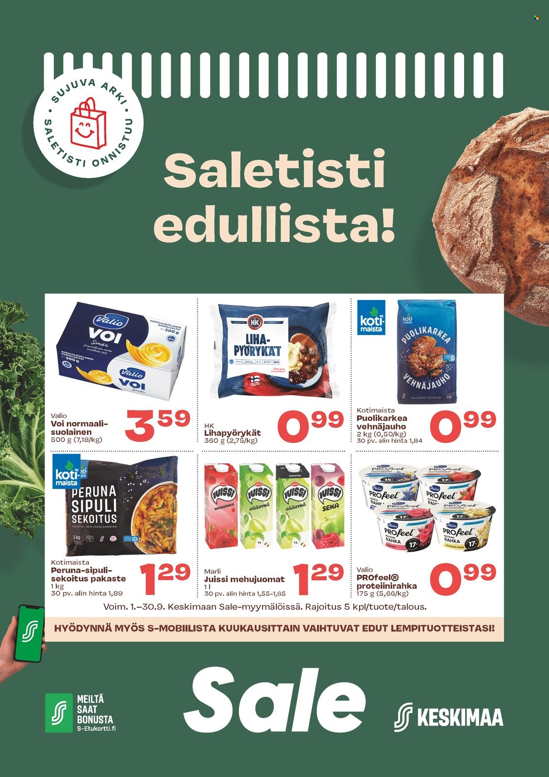 Sale tarjoukset - 01.09.2026 - 30.09.2026. Sivu 1