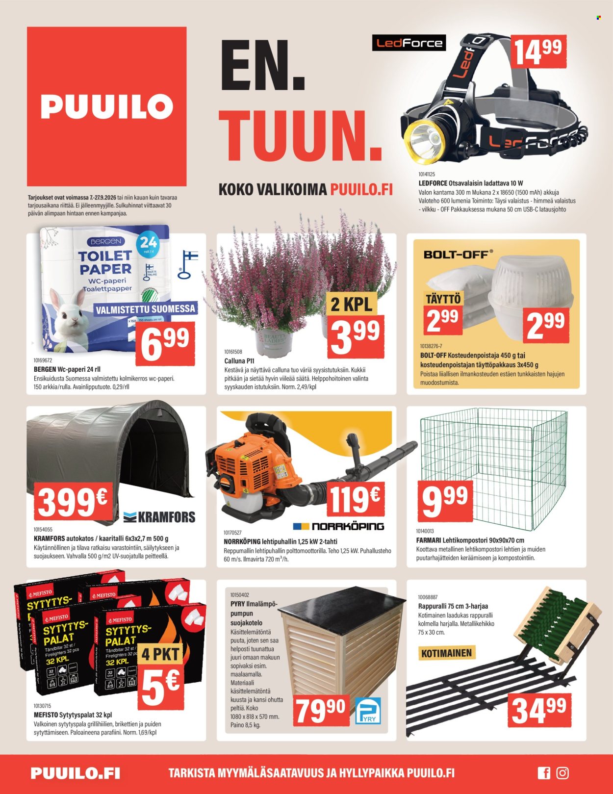 Puuilo tarjoukset - 07.09.2026 - 27.09.2026. Sivu 1