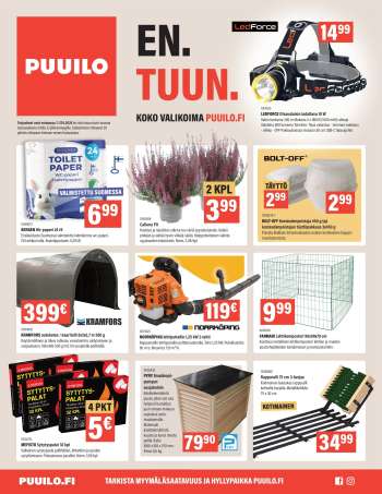 Puuilo tarjoukset  - 07.09.2026 - 27.09.2026.